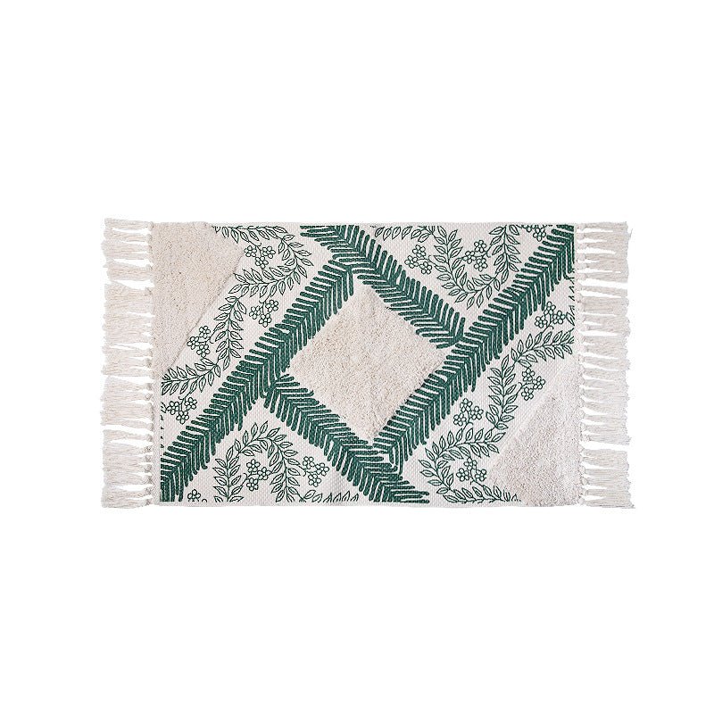 Nature's Bloom Mimosa Floor Mat -Bath Mats & Rugs- Delicors