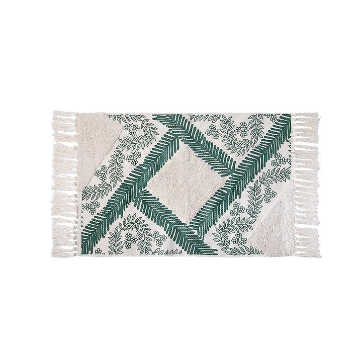 Nature's Bloom Mimosa Floor Mat -Bath Mats & Rugs- Delicors