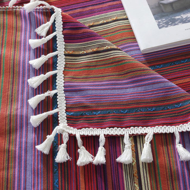 Nautical Stripe Tablecloth -Table Cloth- Delicors