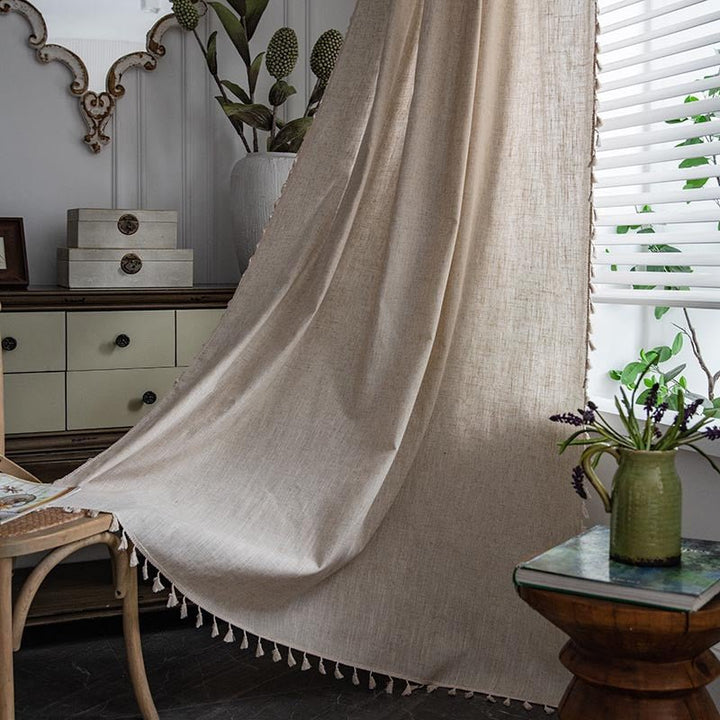 Oat Linen Curtain -Curtain- Delicors