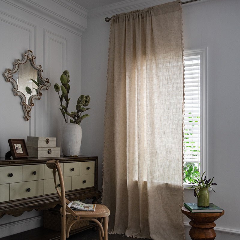 Oat Linen Curtain -Curtain- Delicors