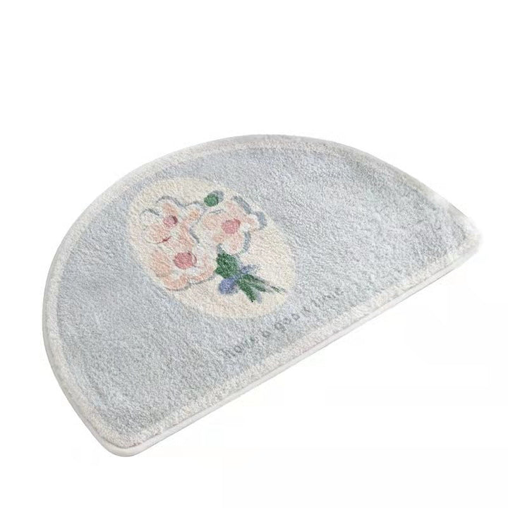 Painted Flowers Bath Mat Collection -- Delicors