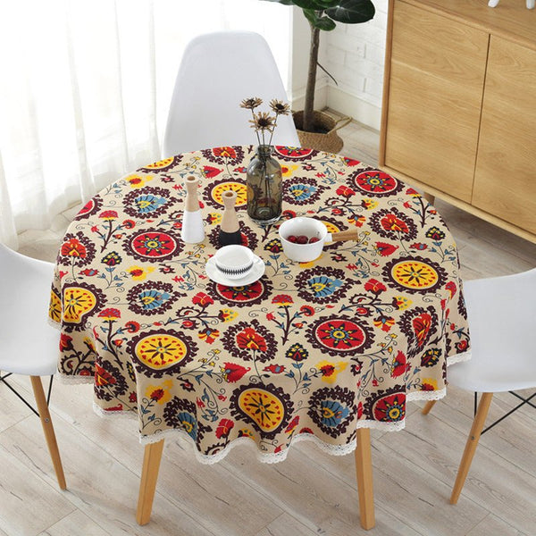 Paisley Round Tablecloth -Table Cloth- Delicors
