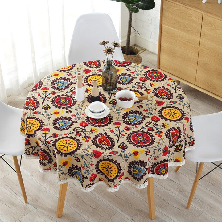 Paisley Round Tablecloth -Table Cloth- Delicors
