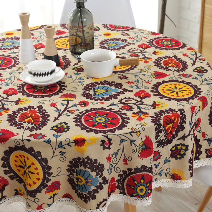 Paisley Round Tablecloth -Table Cloth- Delicors