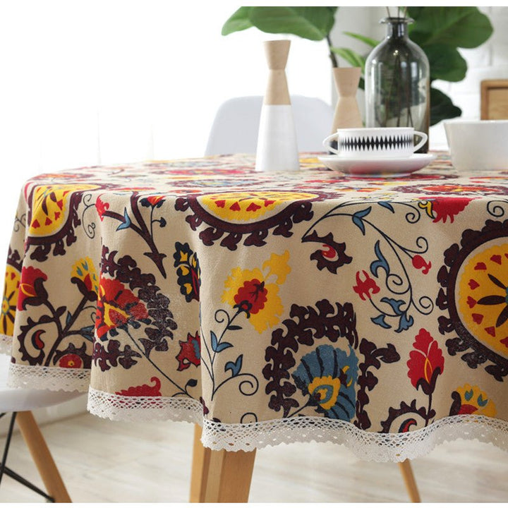 Paisley Round Tablecloth -Table Cloth- Delicors