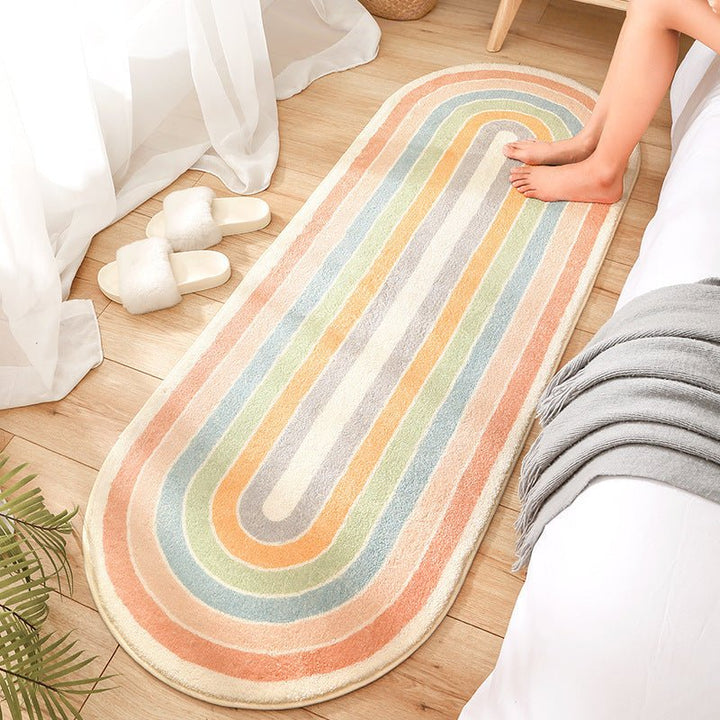 Pastel Rainbow Floor Mat -Bath Mats & Rugs- Delicors