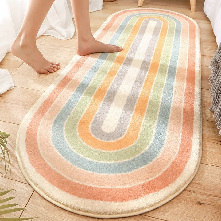 Pastel Rainbow Floor Mat -Bath Mats & Rugs- Delicors