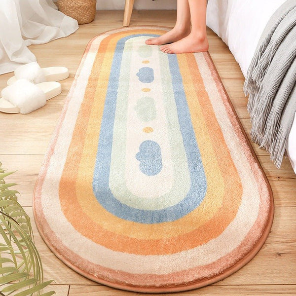 Pastel Rainbow Floor Mat -Bath Mats & Rugs- Delicors