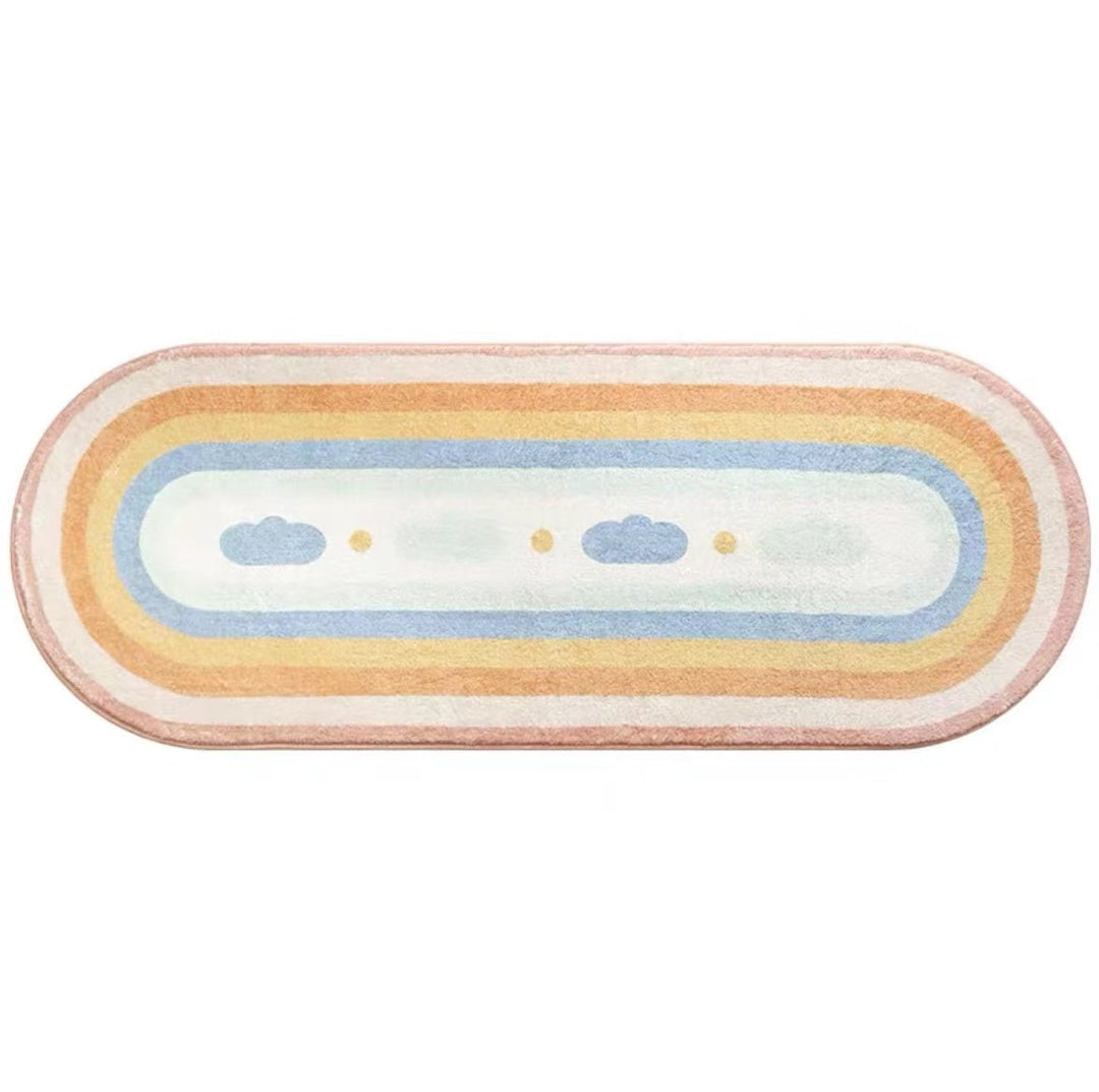 Pastel Rainbow Floor Mat -Bath Mats & Rugs- Delicors