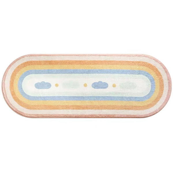 Pastel Rainbow Floor Mat -Bath Mats & Rugs- Delicors