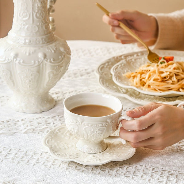 Pearl Teacup & Pot Collection -Dinnerware- Delicors