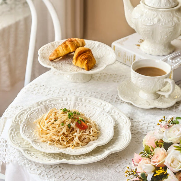 Pearl Teacup & Pot Collection -Dinnerware- Delicors