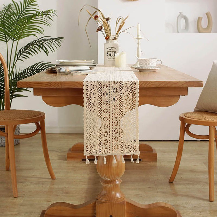 Penelope Lace Table Runner -Table Runner- Delicors