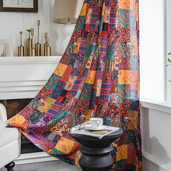 Picturesque Cottage Curtain -Curtain- Delicors