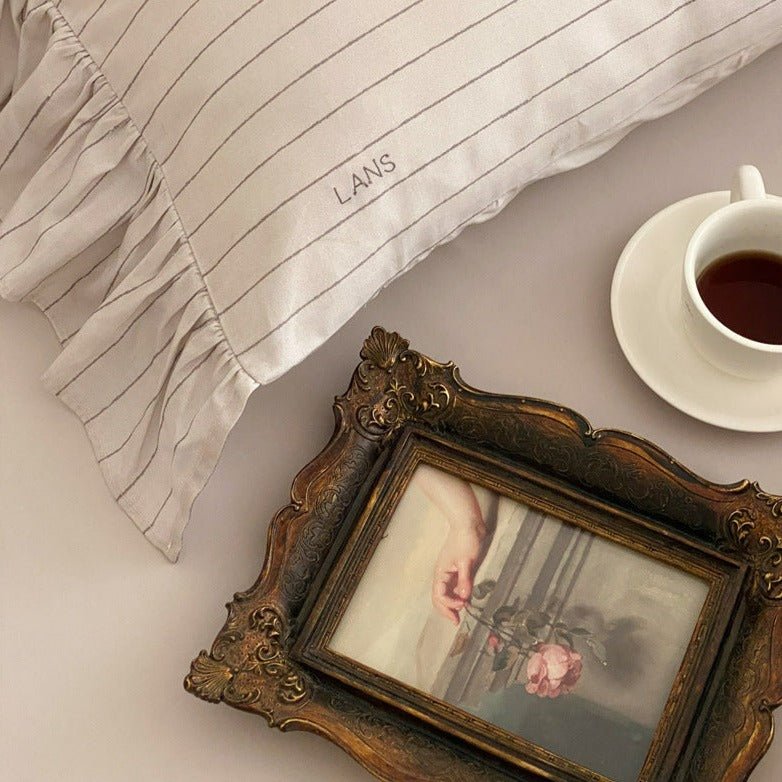 Pinstripe Bedding Set -Bedding- Delicors