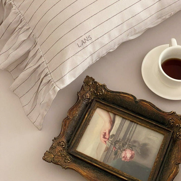 Pinstripe Bedding Set -Bedding- Delicors