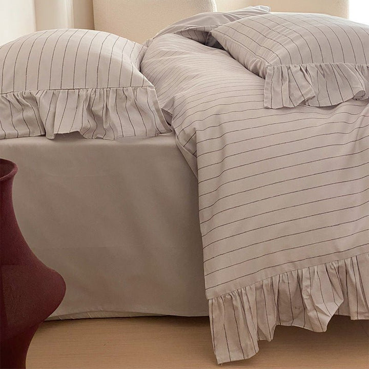 Pinstripe Bedding Set -Bedding- Delicors