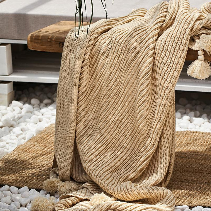 Pom Pom Blanket -Throw- Delicors