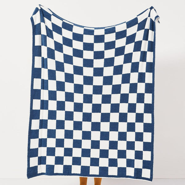 Retro Checkerboard Plus Blanket -Throw- Delicors