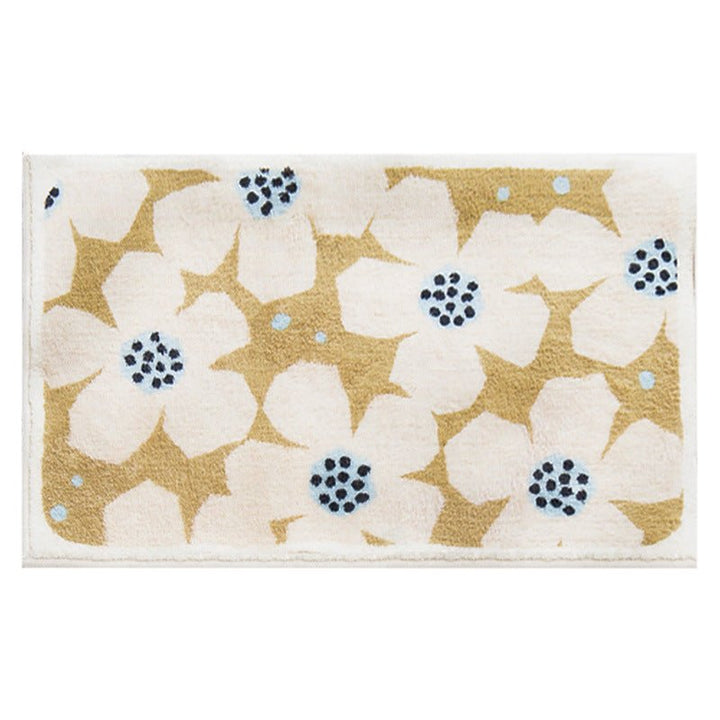 Retro Daisy Bath Mat -Bath Mats & Rugs- Delicors