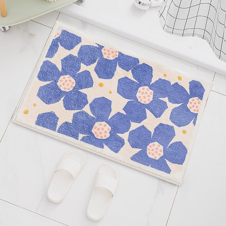 Retro Daisy Bath Mat -Bath Mats & Rugs- Delicors
