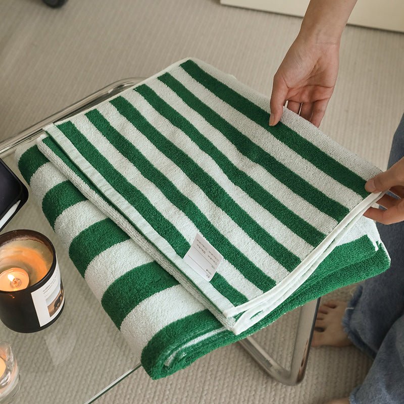 Retro Summer Striped Towel Collection -- Delicors