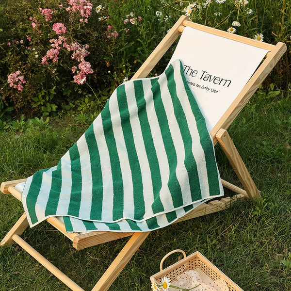 Retro Summer Striped Towel Collection -- Delicors