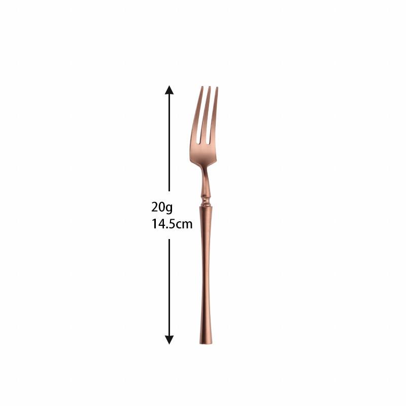 Roman Pillar Stainless Steel Fruit Forks -Cutlery- Delicors