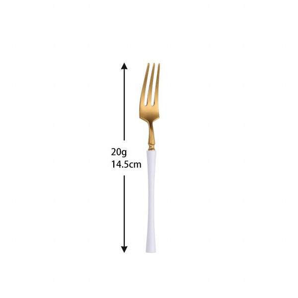 Roman Pillar Stainless Steel Fruit Forks -Cutlery- Delicors