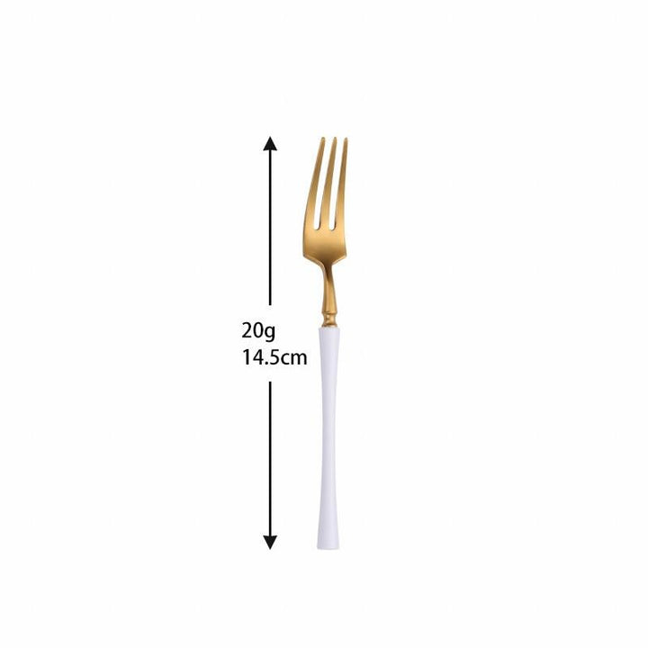 Roman Pillar Stainless Steel Fruit Forks -Cutlery- Delicors