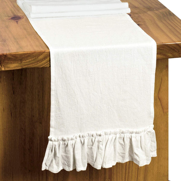 Romantic Thrill Frill Table Runner Collection -Table Runner- Delicors
