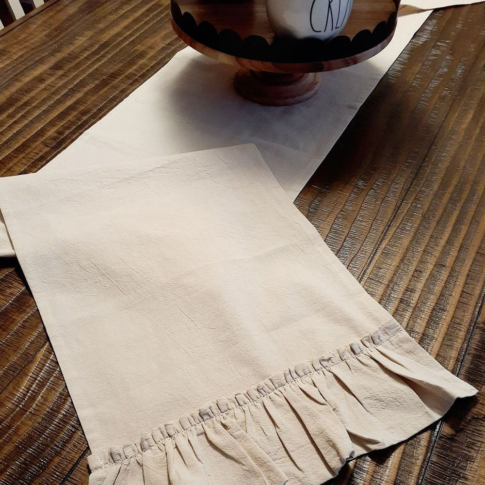 Romantic Thrill Frill Table Runner Collection -Table Runner- Delicors