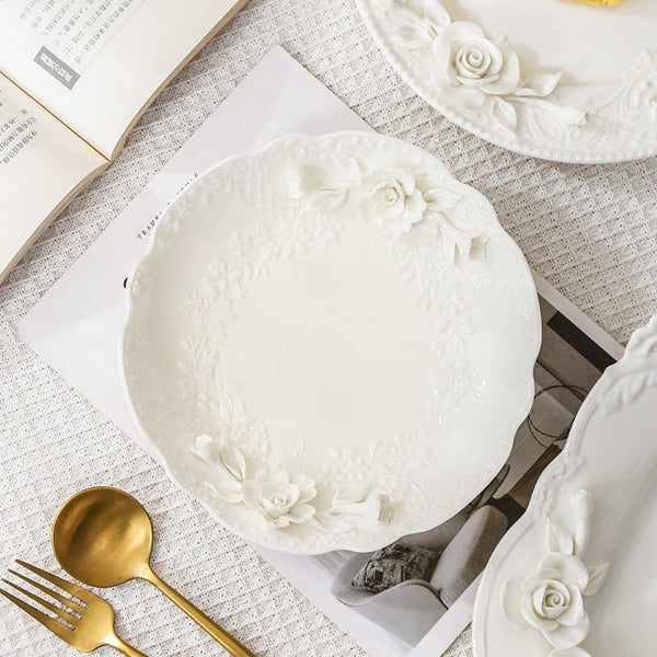 Rose Garland Dining Collection -Dinnerware- Delicors