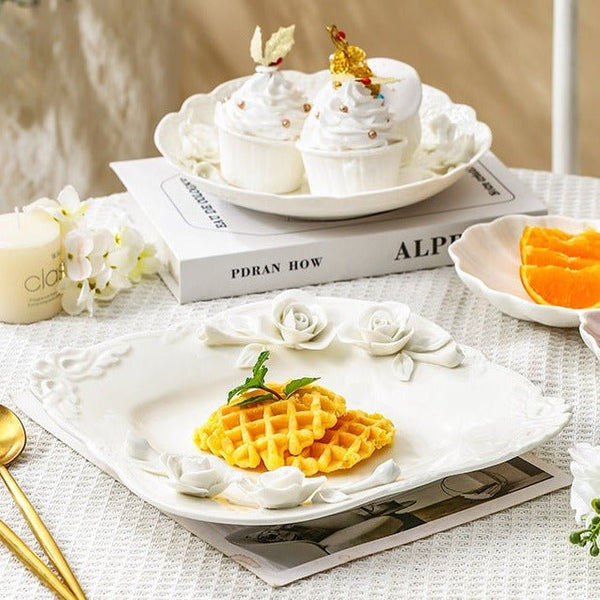 Rose Garland Dining Collection -Dinnerware- Delicors