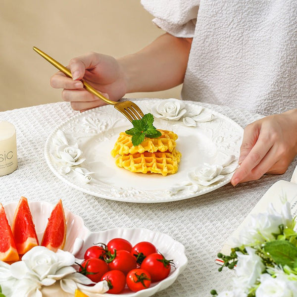 Rose Garland Dining Collection -Dinnerware- Delicors