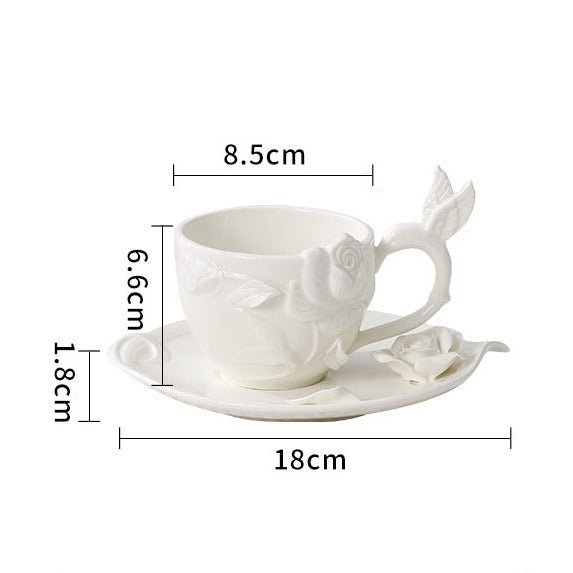 Rose Garland Tea Cup -Dinnerware- Delicors