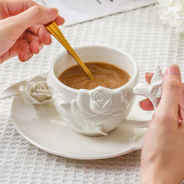 Rose Garland Tea Cup -Dinnerware- Delicors