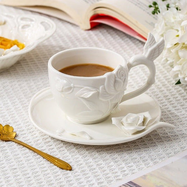 Rose Garland Tea Cup -Dinnerware- Delicors