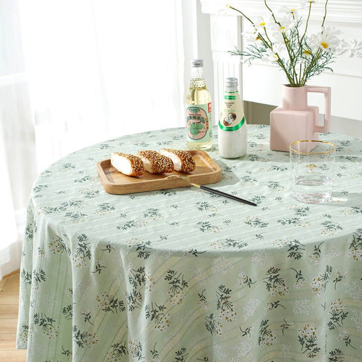 Royal Flower Tassel Table Cloth Collection -Table Cloth- Delicors
