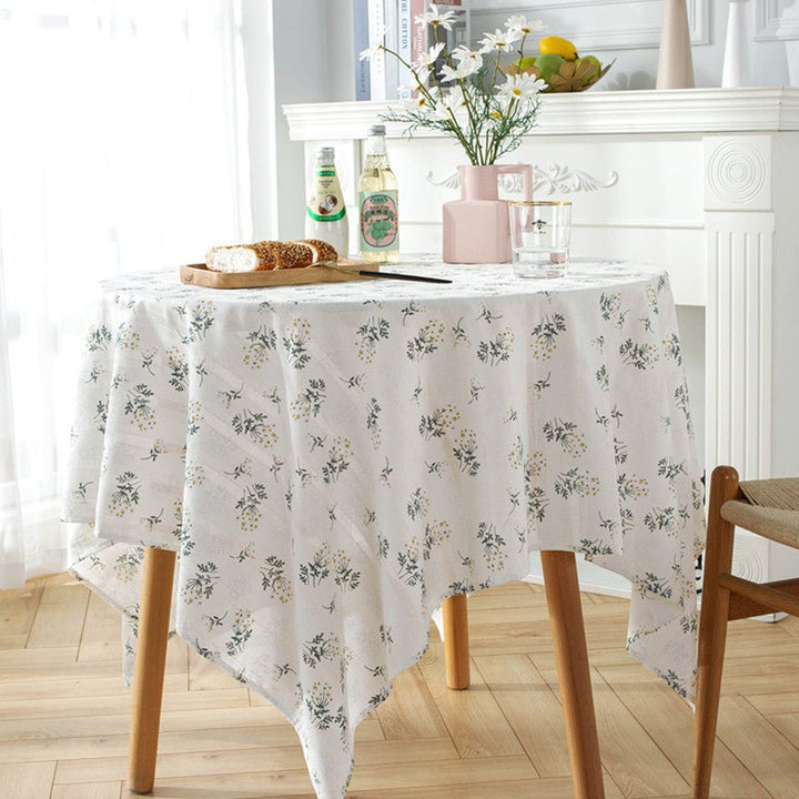 Royal Flower Tassel Table Cloth Collection -Table Cloth- Delicors