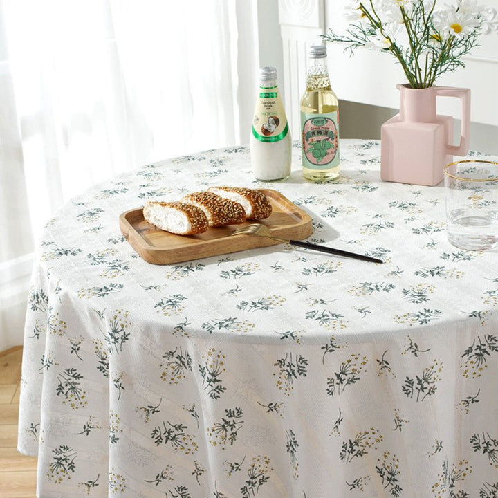 Royal Flower Tassel Table Cloth Collection -Table Cloth- Delicors