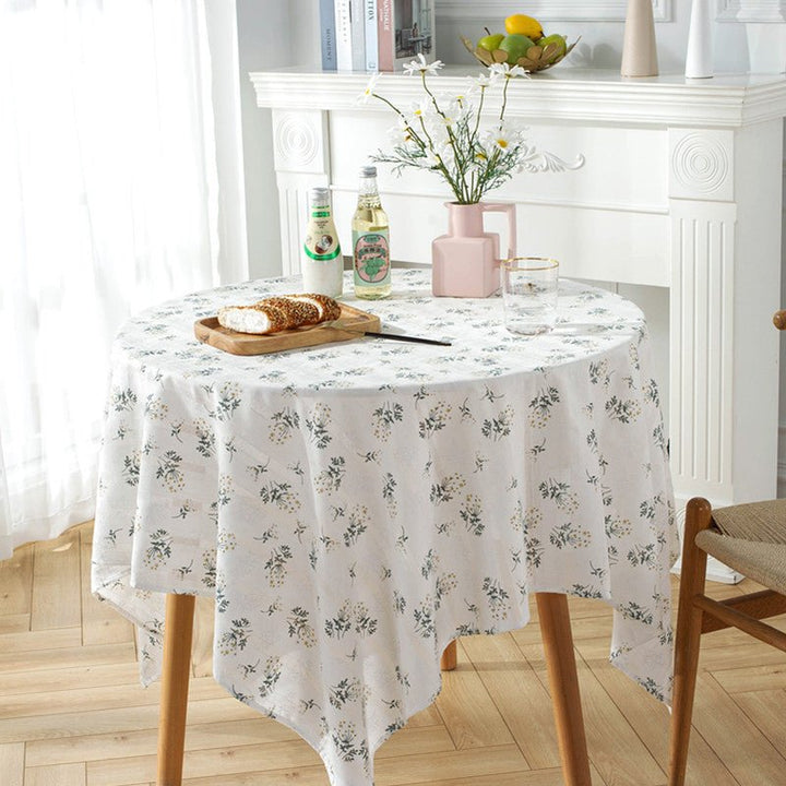 Royal Flower Tassel Table Cloth Collection -Table Cloth- Delicors
