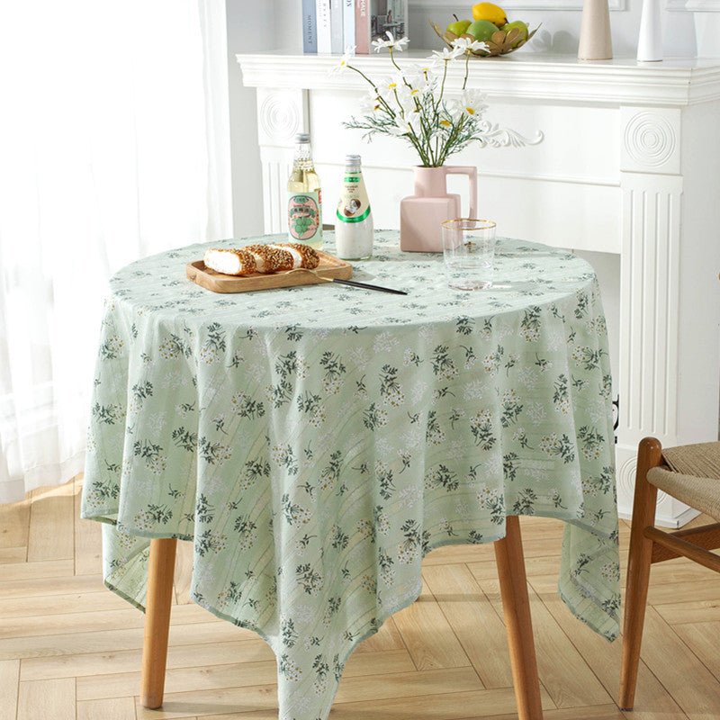 Royal Flower Tassel Table Cloth Collection -Table Cloth- Delicors