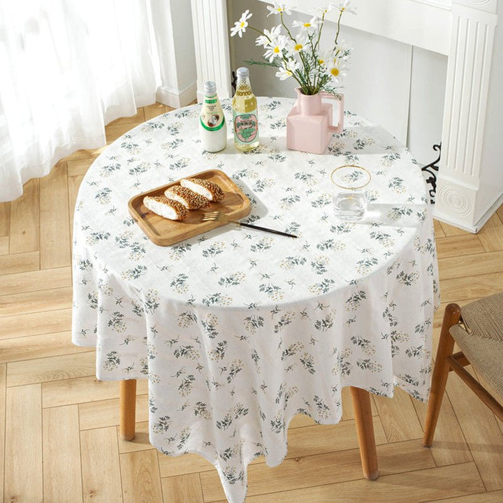 Royal Flower Tassel Table Cloth Collection -Table Cloth- Delicors