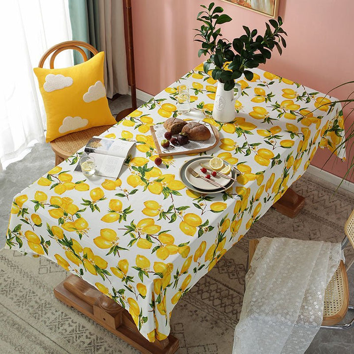 Sicilian Lemon Tablecloth -Table Cloth- Delicors