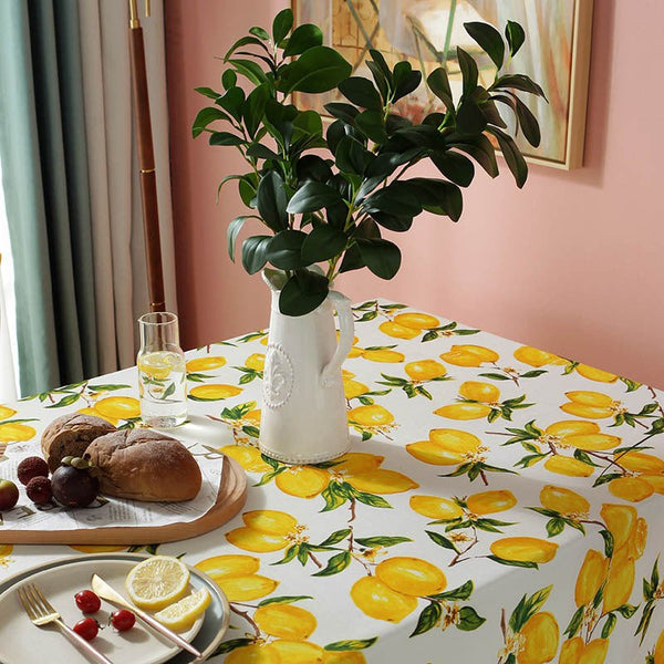 Sicilian Lemon Tablecloth -Table Cloth- Delicors