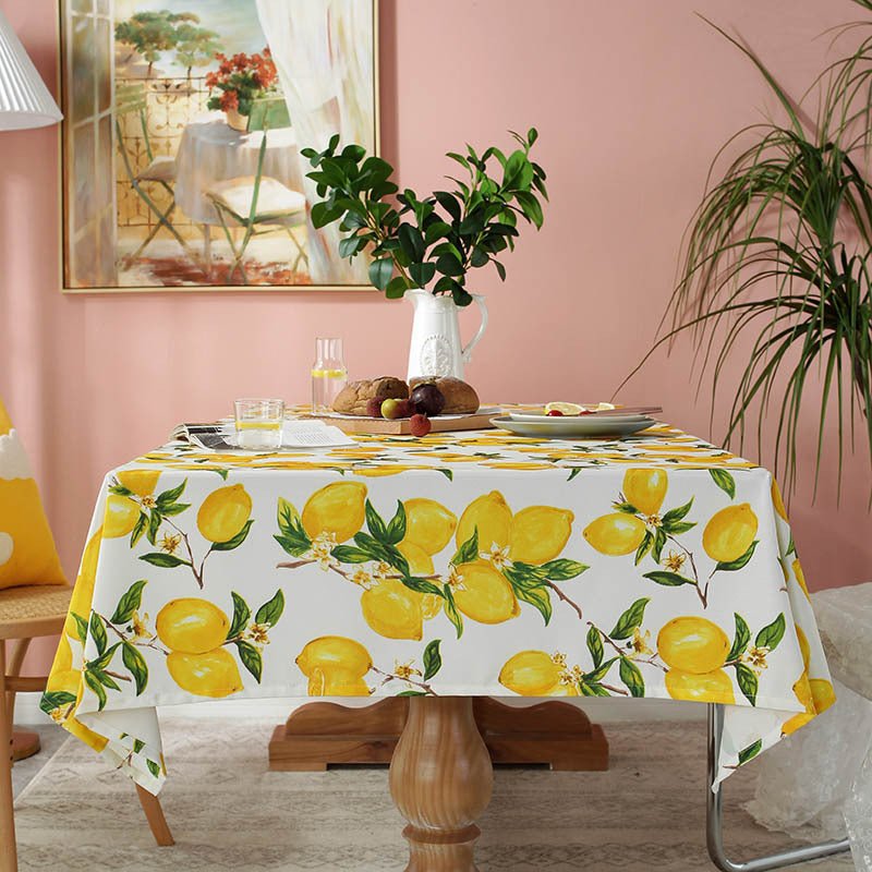 Sicilian Lemon Tablecloth -Table Cloth- Delicors