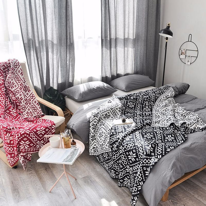 Snowflake Blanket -Throw- Delicors