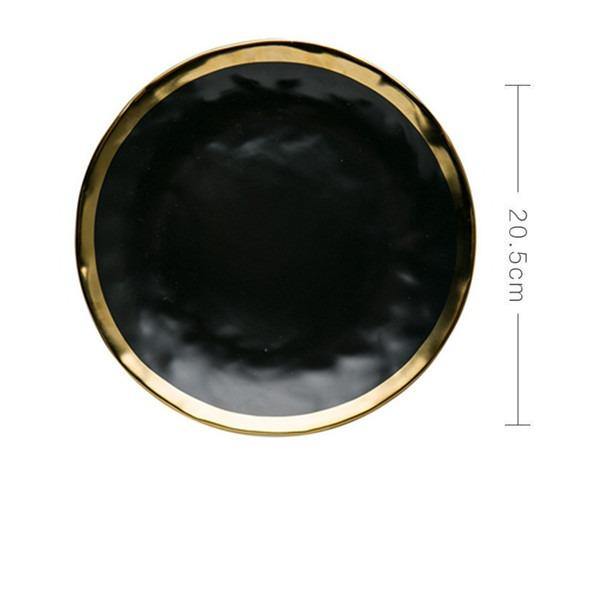 Solar Eclipse Dinner Plate -- Delicors